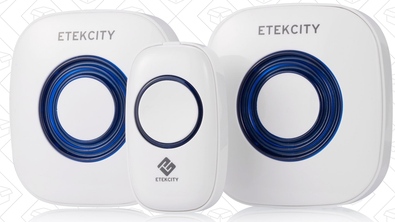 Etekcity Dual-Speaker Wireless Doorbell Kit, $18 with code M9UZ2Y4H